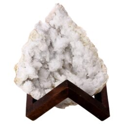 Calcite Geode on Timber Stand 12cm S1581 | Crystal Factory
