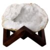 Calcite Geode on Timber Stand 12cm S1583 | Crystal Factory