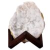 Calcite Geode on Timber Stand 12cm S1586 | Crystal Factory