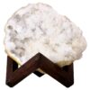 Calcite Geode on Timber Stand 12cm S1587 | Crystal Factory