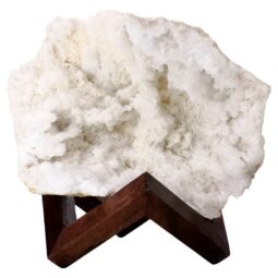 Calcite Geode on Timber Stand 12cm S1594 | Crystal Factory