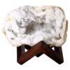 4.2kg Calcite Geode on Timber Stand 12cm S1596 1 Calcite Geode on Timber Stand 12cm S1596 | Crystal Factory