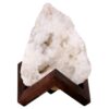 3.1kg Calcite Geode on Timber Stand 12cm S1598 1 Calcite Geode on Timber Stand 12cm S1598 | Crystal Factory