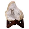 Calcite Geode on Timber Stand 12cm S1602 | Crystal Factory