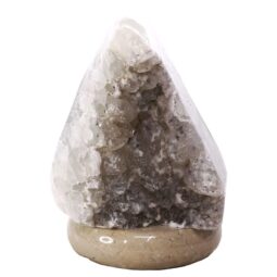 Crystal Quartz River Agate Lamp - White LED Bulb T3142 | Crystal Factory