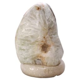 Crystal Quartz River Agate Lamp - White LED Bulb T3144 | Crystal Factory