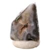 Crystal Quartz River Agate Lamp - White LED Bulb T3146 | Crystal Factory