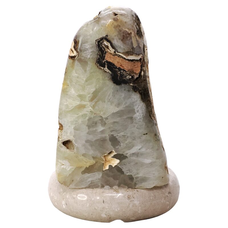 3.3kg Crystal Quartz River Agate Lamp - White LED Bulb T3150 3 Crystal Quartz River Agate Lamp - White LED Bulb T3150 | Crystal Factory