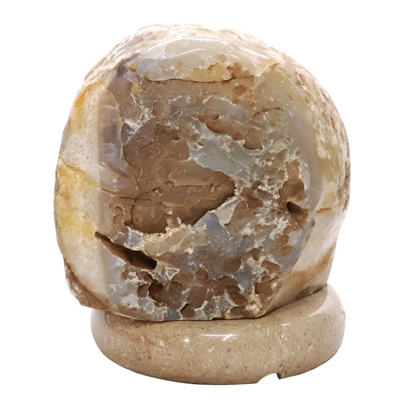 3.8kg Crystal Quartz River Agate Lamp - White LED Bulb T3152 3 Crystal Quartz River Agate Lamp - White LED Bulb T3152 | Crystal Factory