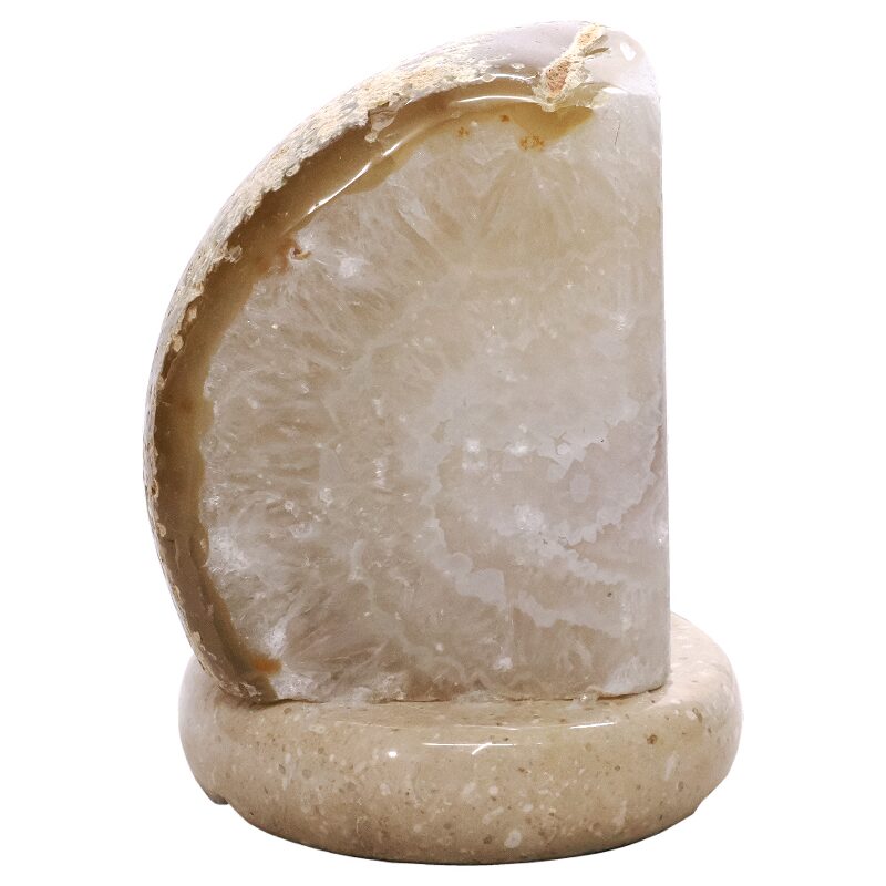 3kg Crystal Quartz River Agate Lamp - White LED Bulb T3153 3 Crystal Quartz River Agate Lamp - White LED Bulb T3153 | Crystal Factory