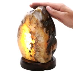 4kg Crystal Quartz River Agate Lamp - White LED Bulb T3157 6 Crystal Quartz River Agate Lamp - White LED Bulb T3157 | Crystal Factory