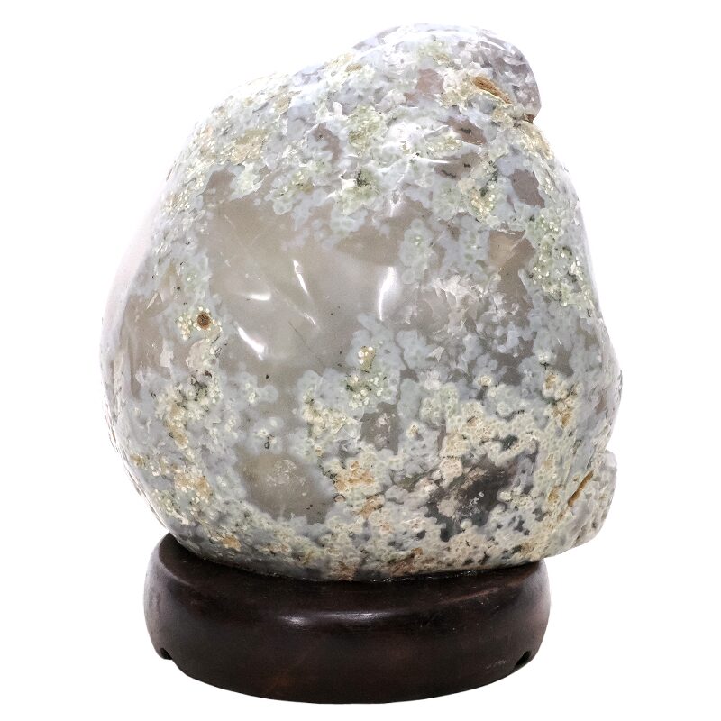 3.5kg Crystal Quartz River Agate Lamp - White LED Bulb T3158 3 Crystal Quartz River Agate Lamp - White LED Bulb T3158 | Crystal Factory