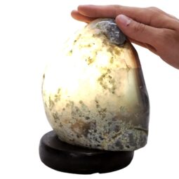 3.5kg Crystal Quartz River Agate Lamp - White LED Bulb T3158 6 Crystal Quartz River Agate Lamp - White LED Bulb T3158 | Crystal Factory