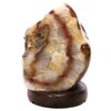 Crystal Quartz River Agate Lamp - White LED Bulb T3161 | Crystal Factory