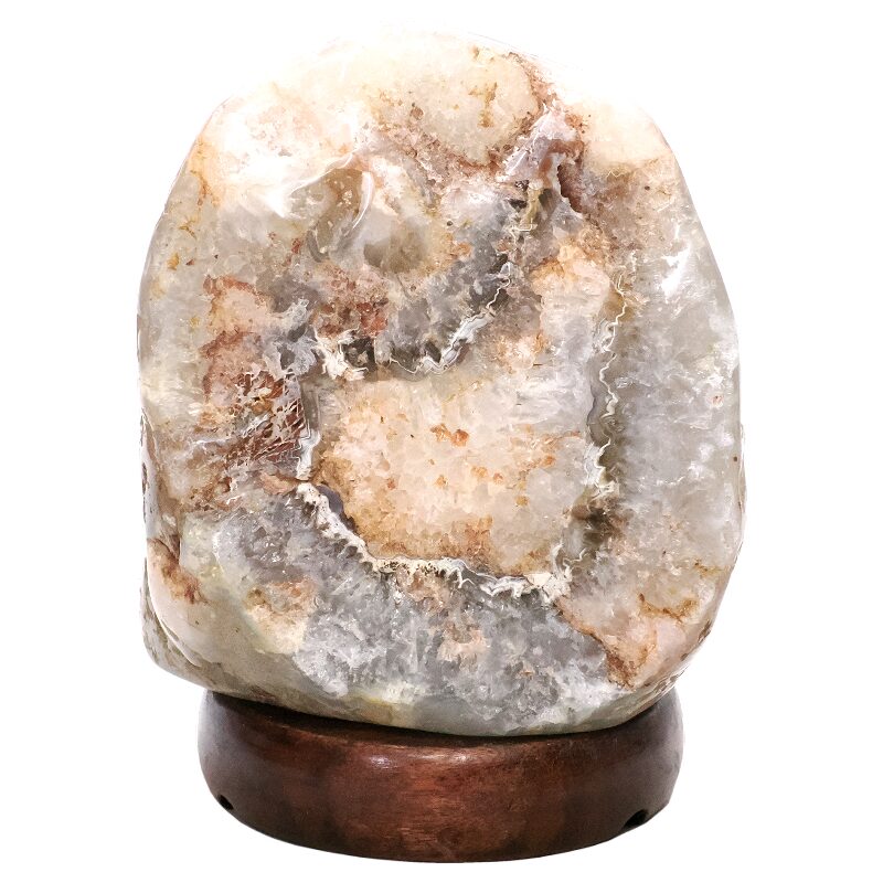 4kg Crystal Quartz River Agate Lamp - White LED Bulb T3162 3 Crystal Quartz River Agate Lamp - White LED Bulb T3162 | Crystal Factory