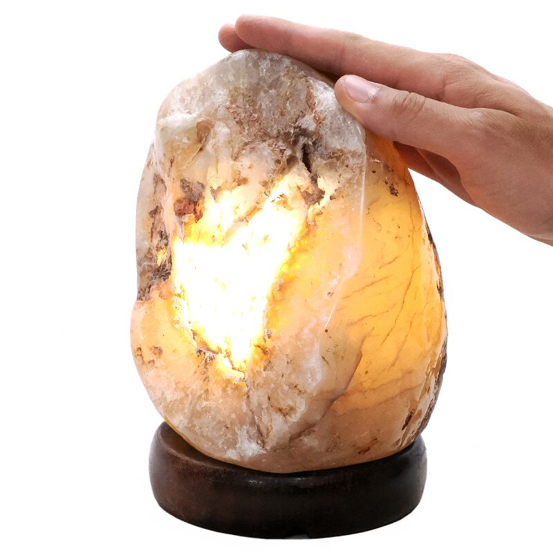 4kg Crystal Quartz River Agate Lamp - White LED Bulb T3162 4 Crystal Quartz River Agate Lamp - White LED Bulb T3162 | Crystal Factory