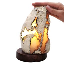 3.2kg Crystal Quartz River Agate Lamp - White LED Bulb T3164 6 Crystal Quartz River Agate Lamp - White LED Bulb T3164 | Crystal Factory