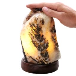 3.3kg Crystal Quartz River Agate Lamp - White LED Bulb T3165 6 Crystal Quartz River Agate Lamp - White LED Bulb T3165 | Crystal Factory