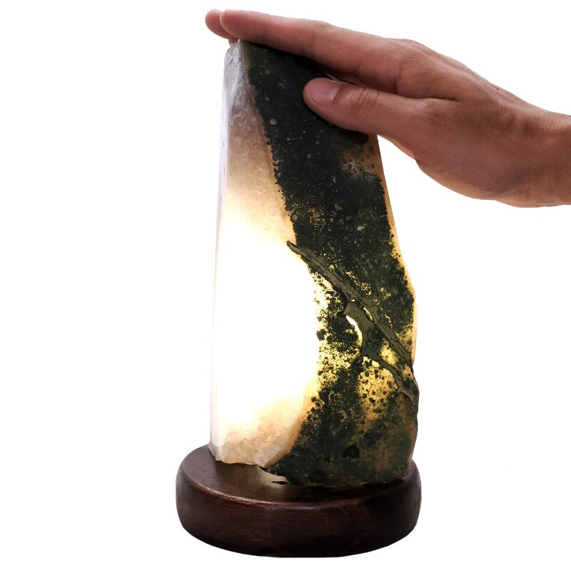 2.9kg Crystal Quartz River Agate Lamp - White LED Bulb T3166 4 Crystal Quartz River Agate Lamp - White LED Bulb T3166 | Crystal Factory