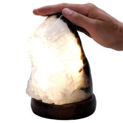 2.8kg Crystal Quartz River Agate Lamp - White LED Bulb T3167 6 Crystal Quartz River Agate Lamp - White LED Bulb T3167 | Crystal Factory