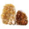 Citrine Cluster Specimen Set 2 Pieces X380 | Crystal Factory