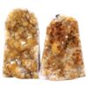 Citrine Cluster Specimen Set 2 Pieces X383 | Crystal Factory
