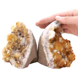 2kg Citrine Cluster Specimen Set 2 Pieces X385 5 Citrine Cluster Specimen Set 2 Pieces X385 | Crystal Factory