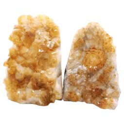 Citrine Cluster Specimen Set 2 Pieces X386 | Crystal Factory