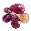Natural Tourmaline Pear Faceted Crystal Stones Parcel 6pieces B788 | Crystal Factory