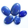 37.87grams Lapis Lazuli Cabochon Stones Parcel 5 Pieces B792 | Crystal Factory