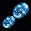 Blue Topaz Faceted Crystal Stones Parcel 2 pieces B795 | Crystal Factory