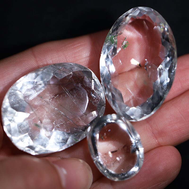 31.43grams Natural Clear Quartz Mixed Gemstones Parcel 3 Pieces B797 4 31.43grams Natural Clear Quartz Mixed Gemstones Parcel 3 Pieces B797 | Crystal Factory