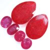 African Faceted Ruby Stones Parcel 6 pieces B805 | Crystal Factory