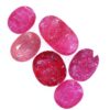 African Faceted Ruby Stones Parcel 6 pieces B806 | Crystal Factory