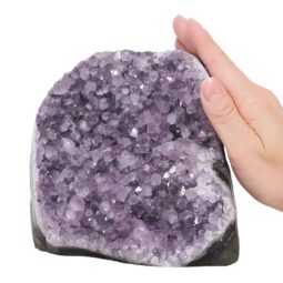 Amethyst Polished Crystal Geode Specimen R621 | Crystal Factory