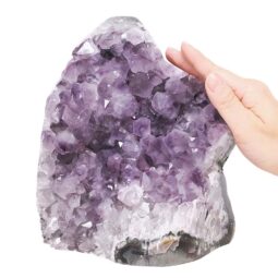 Amethyst Polished Crystal Geode Specimen R622 | Crystal Factory