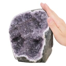 Amethyst Polished Crystal Geode Specimen R623 | Crystal Factory