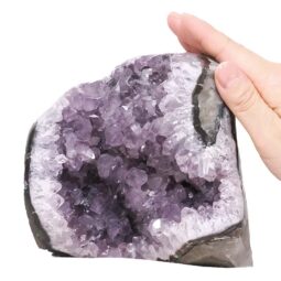 Amethyst Polished Crystal Geode Specimen R624 | Crystal Factory