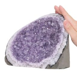 Amethyst Polished Crystal Geode Specimen R625 | Crystal Factory