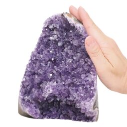Amethyst Polished Crystal Geode Specimen R626 | Crystal Factory