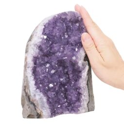 Amethyst Polished Crystal Geode Specimen R627 | Crystal Factory
