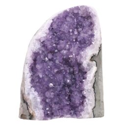 Amethyst Polished Crystal Geode Specimen R627 | Crystal Factory