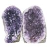 2.09kg Amethyst Polished Crystal Geode Specimen Set 2 Pieces X395 2 Amethyst Polished Crystal Mini Druze Specimen Set 2 Pieces X395 | Crystal Factory