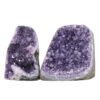 2.36kg Amethyst Polished Crystal Geode Specimen Set 2 Pieces X400 2 Amethyst Polished Crystal Mini Druze Specimen Set 2 Pieces X400 | Crystal Factory