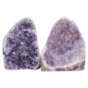 Amethyst Polished Crystal Geode Specimen Set 2 Pieces X409 | Crystal Factory