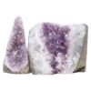 2.32kg Amethyst Polished Crystal Geode Specimen Set 2 Pieces X412 1 Amethyst Polished Crystal Geode Specimen Set 2 Pieces X412 | Crystal Factory