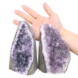 2.36kg Amethyst Polished Crystal Geode Specimen Set 2 Pieces X421 5 Amethyst Polished Crystal Geode Specimen Set 2 Pieces X421 | Crystal Factory