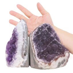 2.84kg Amethyst Polished Crystal Geode Specimen Set 2 Pieces X425 5 Amethyst Polished Crystal Geode Specimen Set 2 Pieces X425 | Crystal Factory