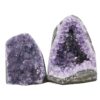 Amethyst Polished Crystal Geode Specimen Set 2 Pieces X440 | Crystal Factory