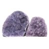 Amethyst Polished Crystal Geode Specimen Set 2 Pieces X442 | Crystal Factory